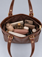 Sac à main de cours femme grand capacité vintage - Aya