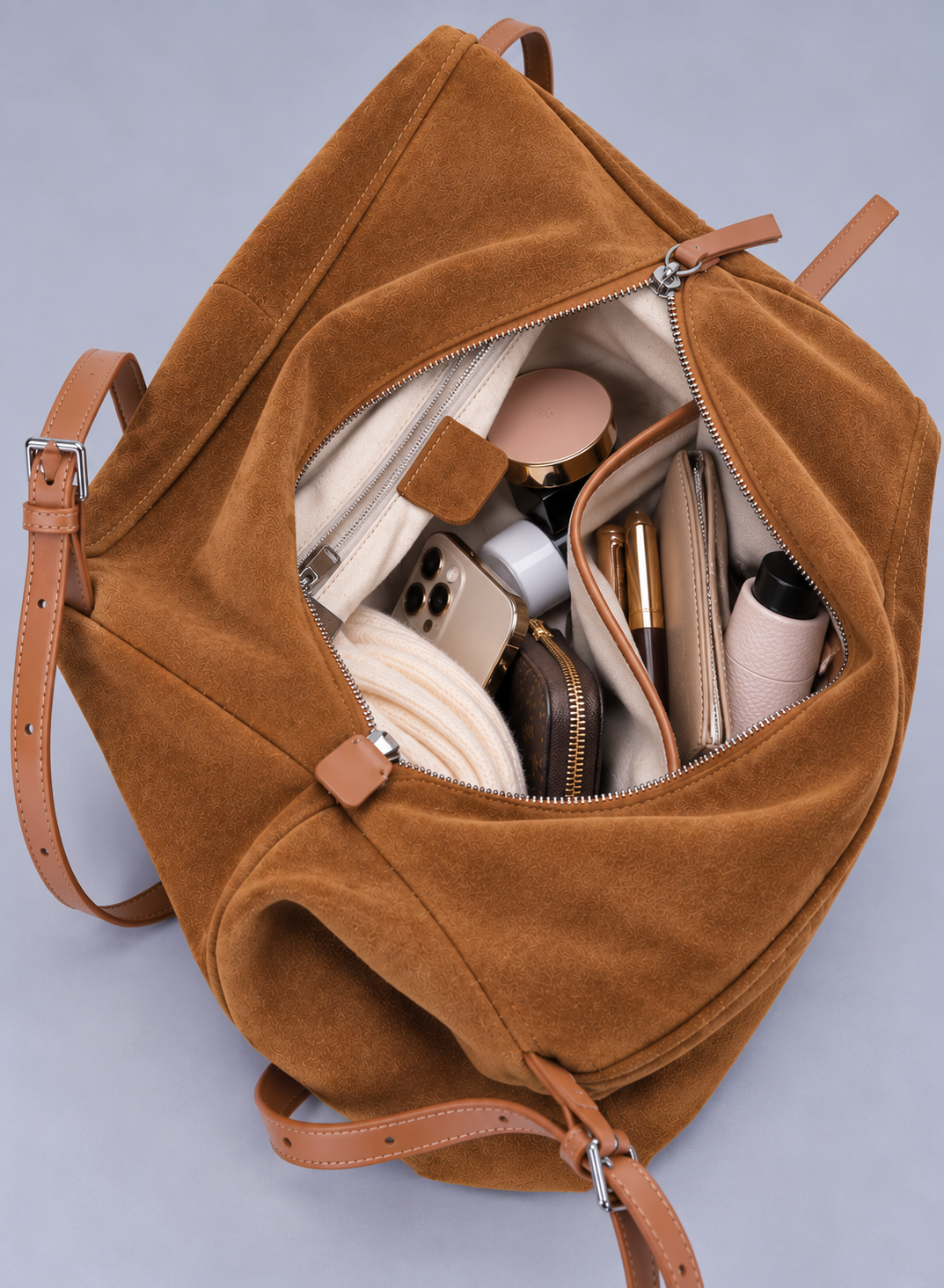 Sac à main daim femme grande capacité - Carmen