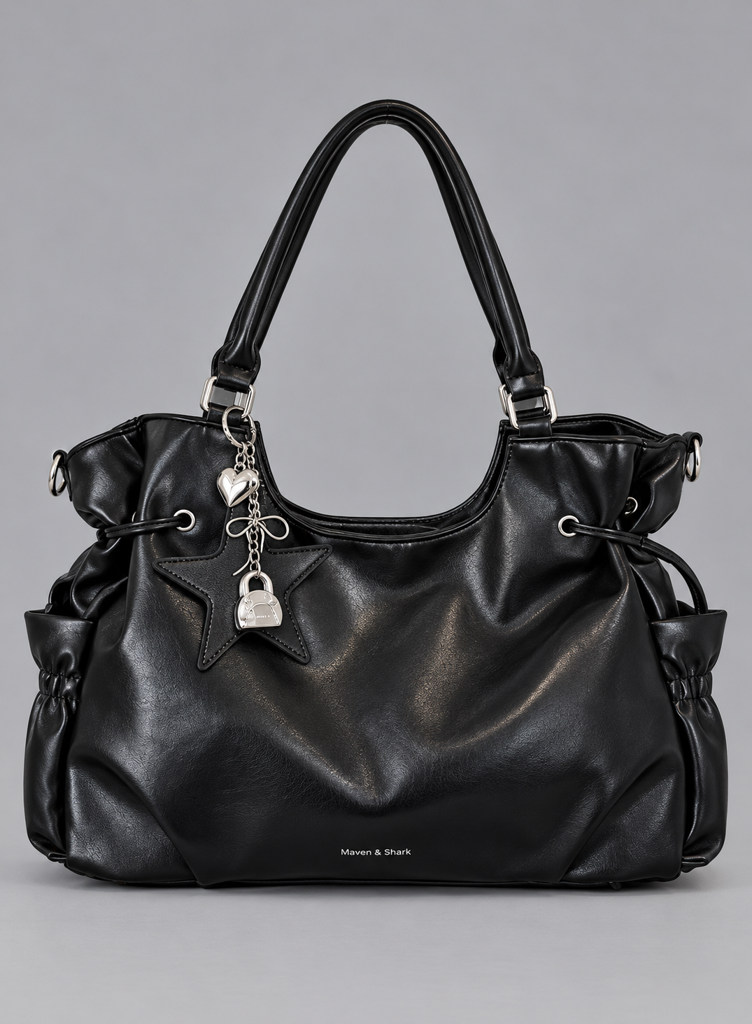 Sac a main cours femme avec bandoulière motif étoile - Océane