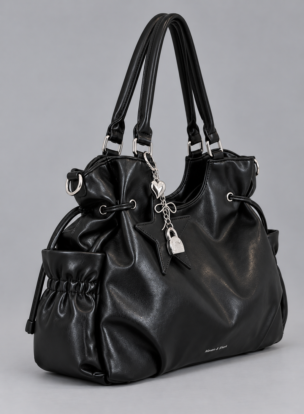 Sac a main cours femme avec bandoulière motif étoile - Océane