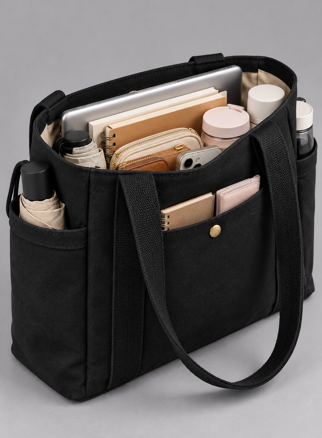 Sac à main de cours en toile - Tia