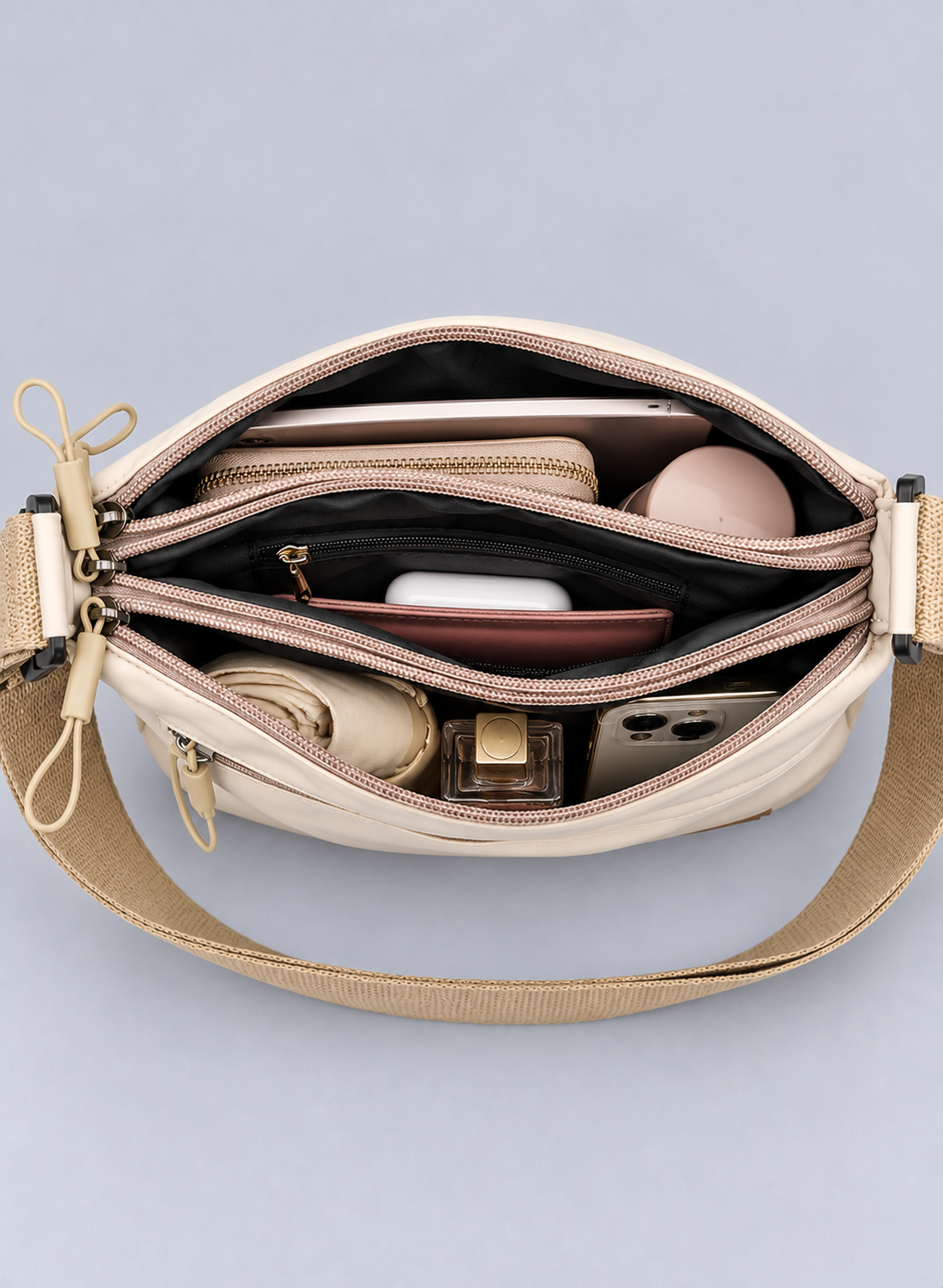 Sac bandoulière femme en toile - Axel