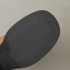 Bottines en daim à talon rond – LORÉA