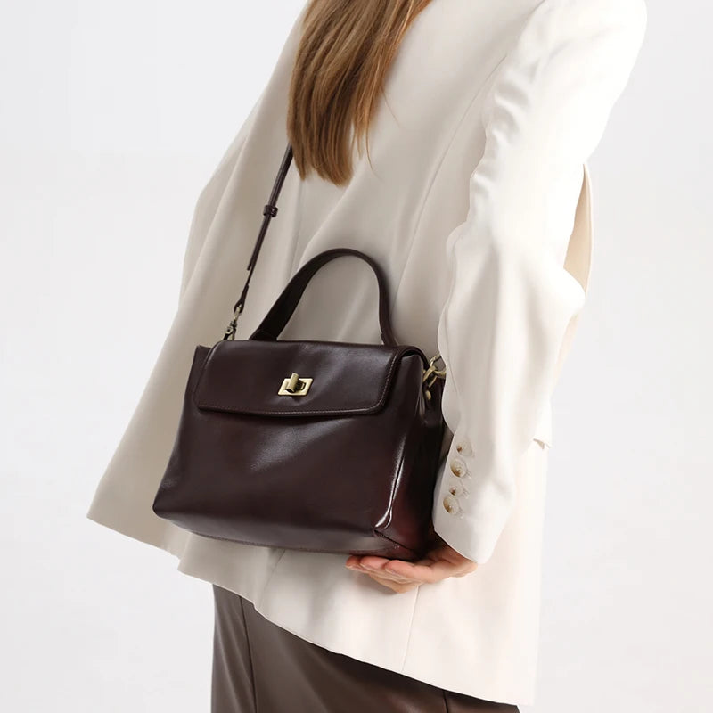 Sac à bandoulière en cuir - Romane