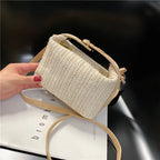 Sac bandoulière femme en paille - Léa