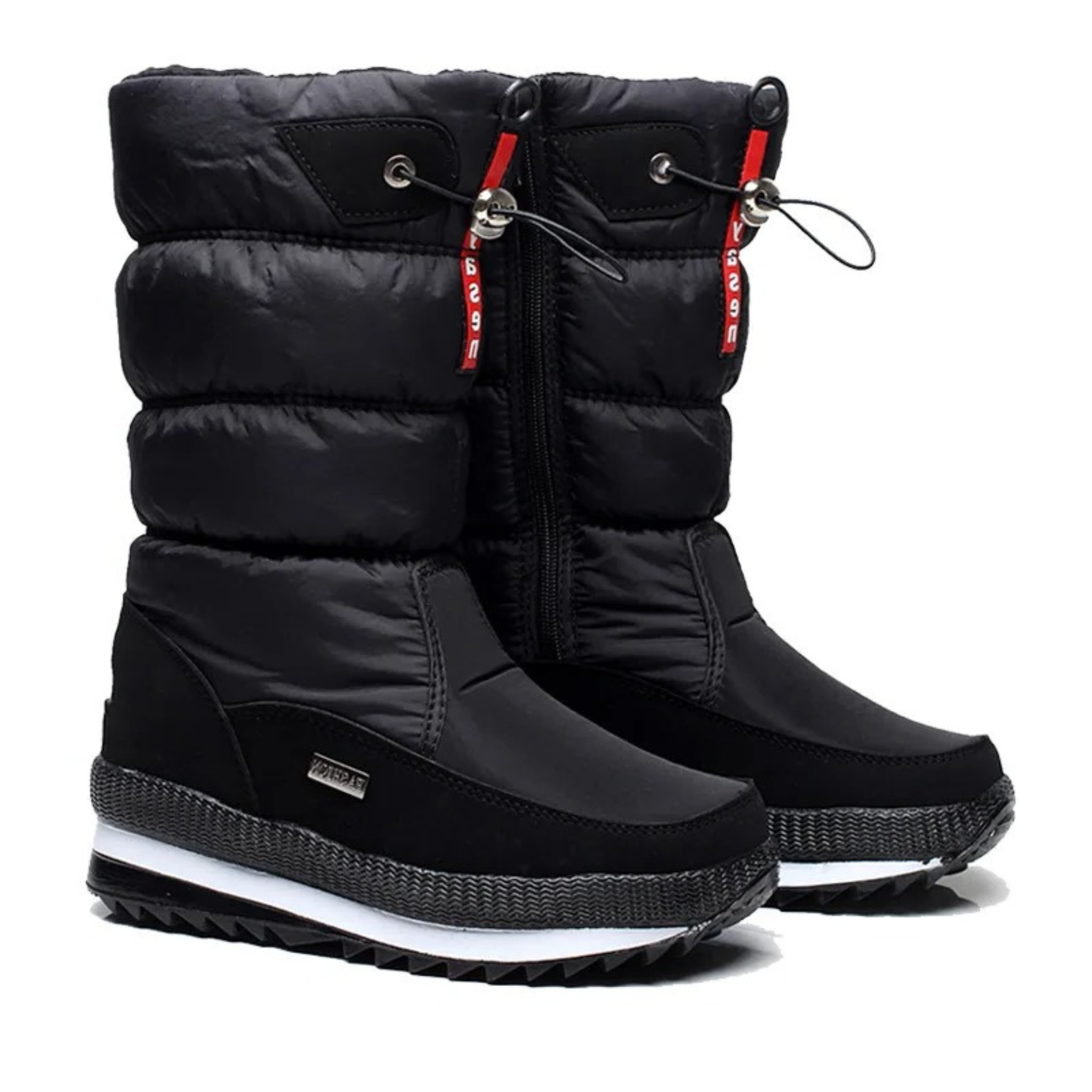 Bottes de neige imperméables à plateforme mi-mollet – NÉVINA