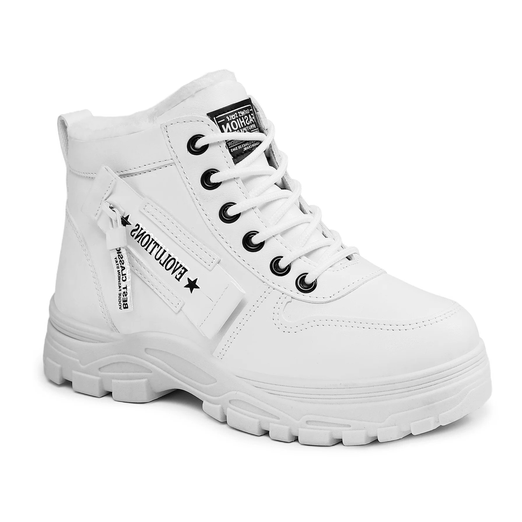 Bottines d'Hiver à Semelle Épaisse Fourrure - KÉLIA