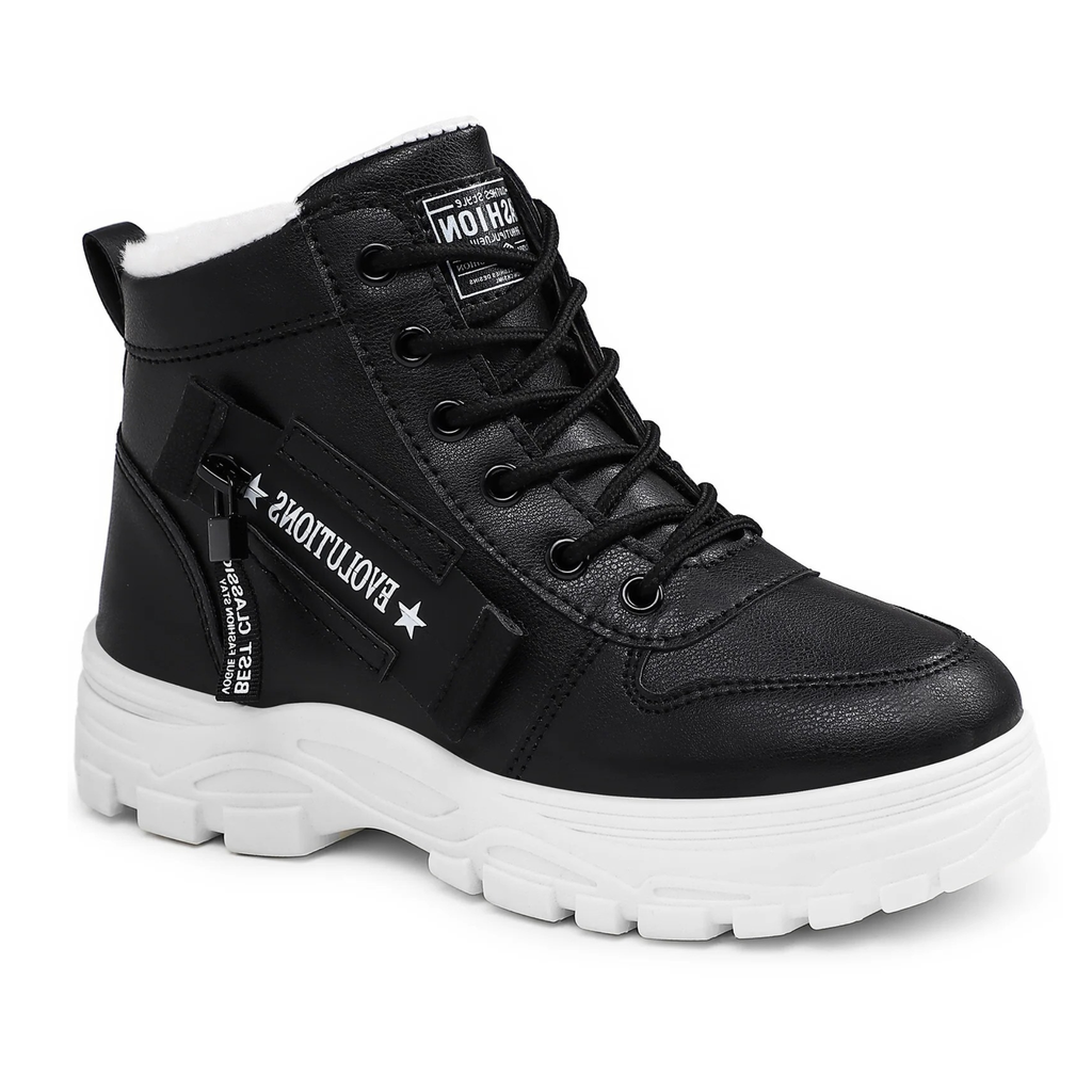 Bottines d'Hiver à Semelle Épaisse Fourrure - KÉLIA