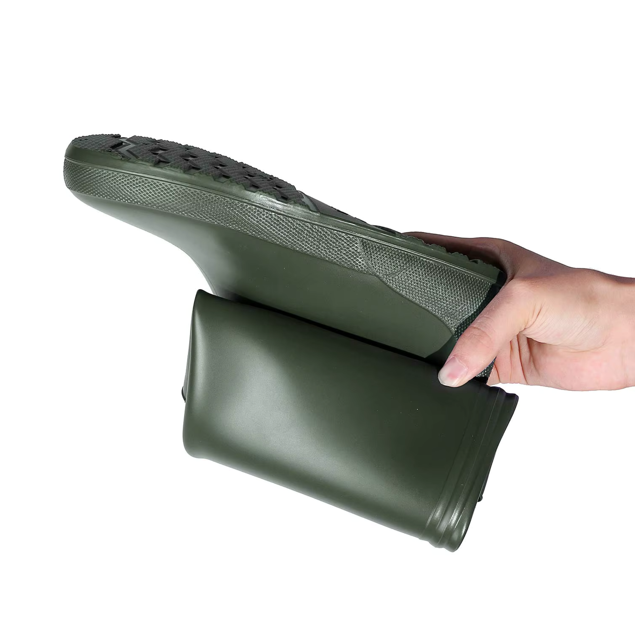 Bottes de pluie à talon carré bout rond - VALIA