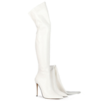 Cuissardes en similicuir à talon bout pointu - CASTA