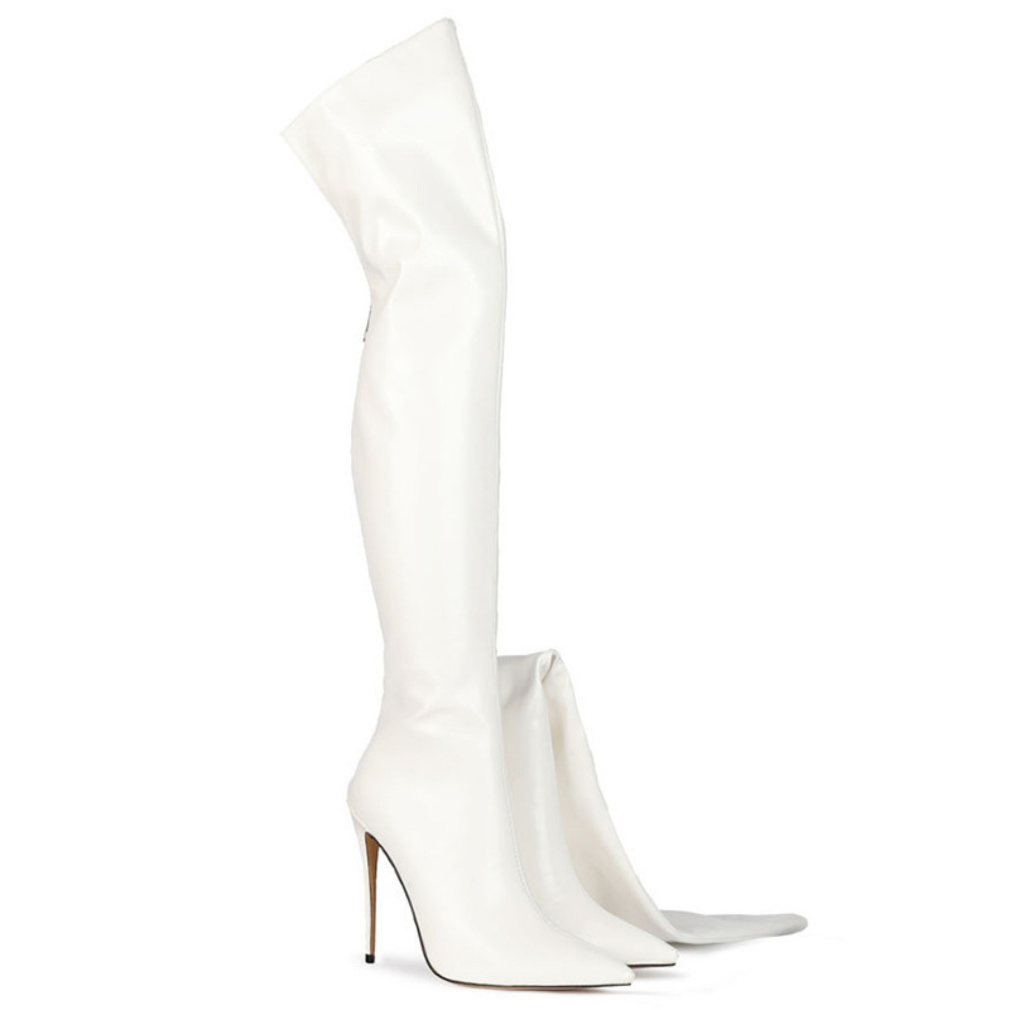 Cuissardes en similicuir à talon bout pointu - CASTA