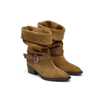 Santiags en similicuir à talon bout pointu - ALINA