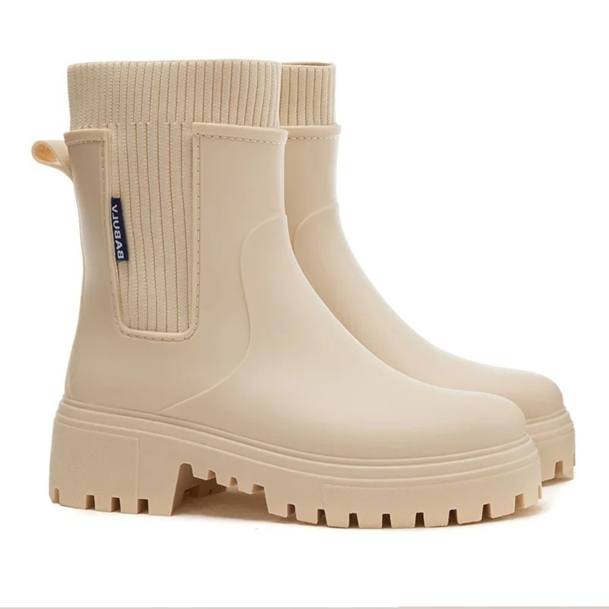 Bottines de pluie en matière imperméable – MAVÉRIA
