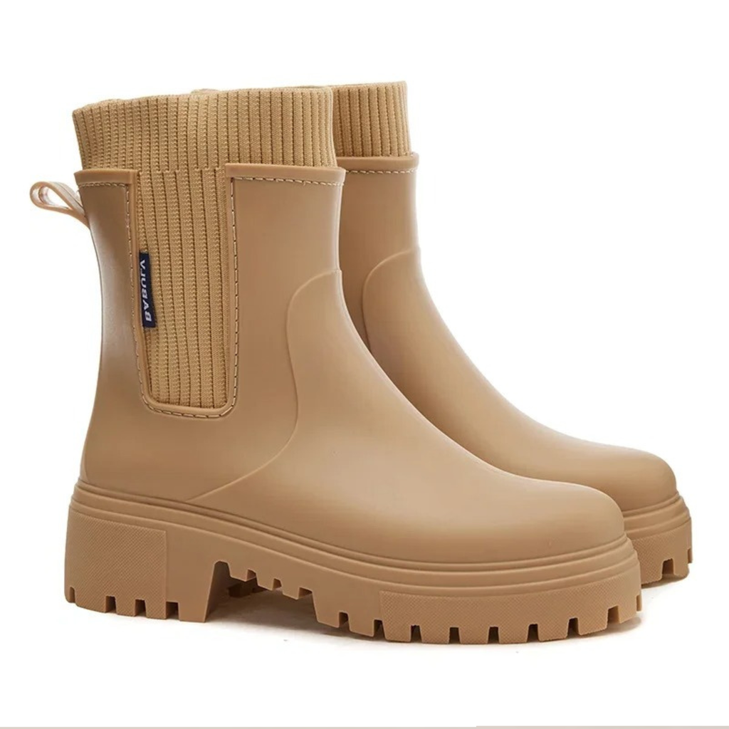 Bottines de pluie en matière imperméable – MAVÉRIA