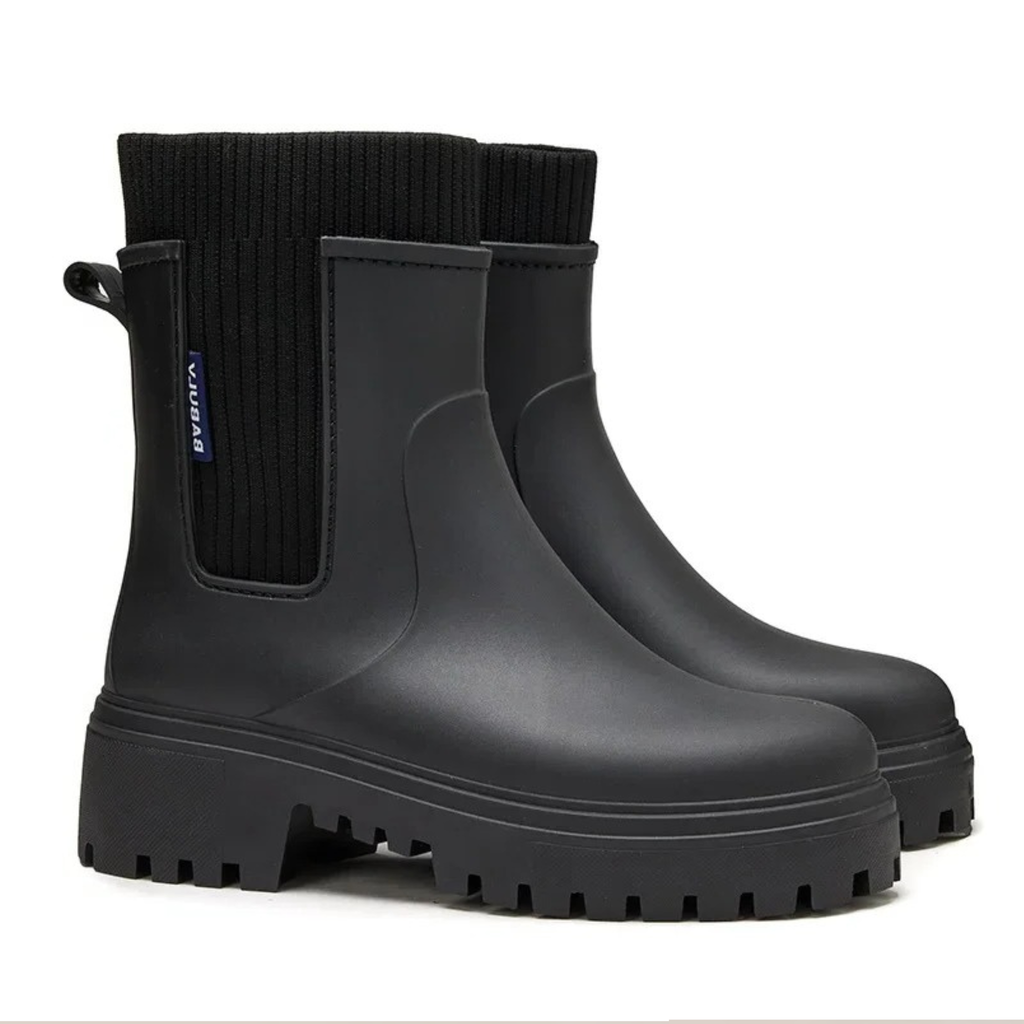 Bottines de pluie en matière imperméable – MAVÉRIA
