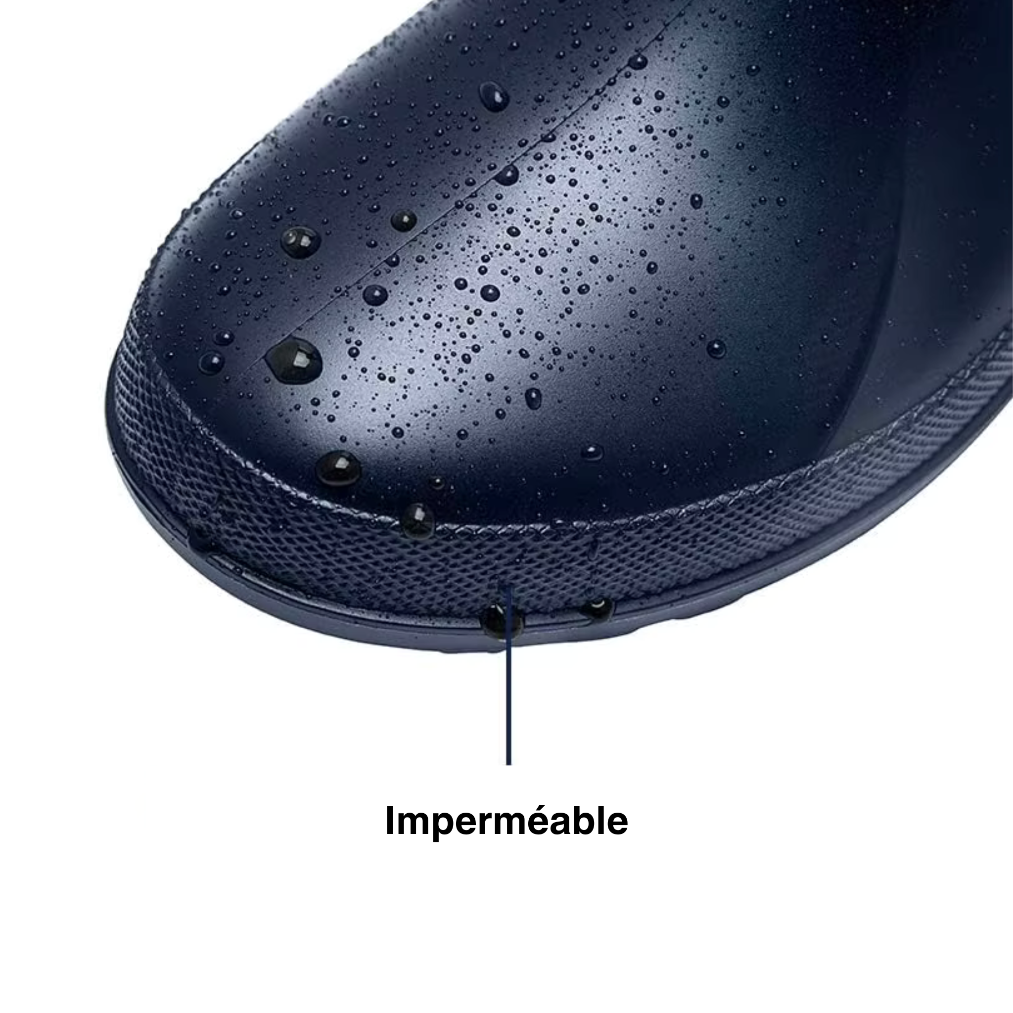 Bottes de pluie à talon carré bout rond - VALIA