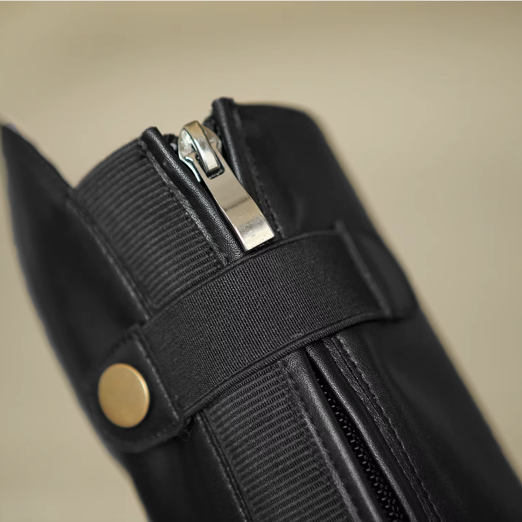 Bottes equitations en similicuir hautes genou - MIRALYS