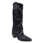 Santiags en similicuir à talon bout pointu - ARÉNA