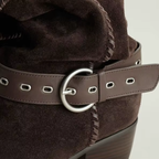 Santiags en similicuir à talon bout pointu - ALINA