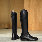 Bottes equitations en similicuir hautes genou - MIRALYS