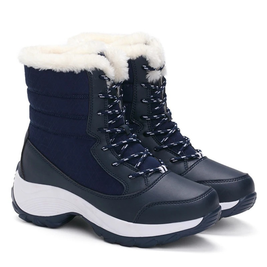 Bottes de neige fourrées imperméables à plateforme – POLARA