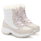Bottes de neige fourrées imperméables à plateforme – POLARA