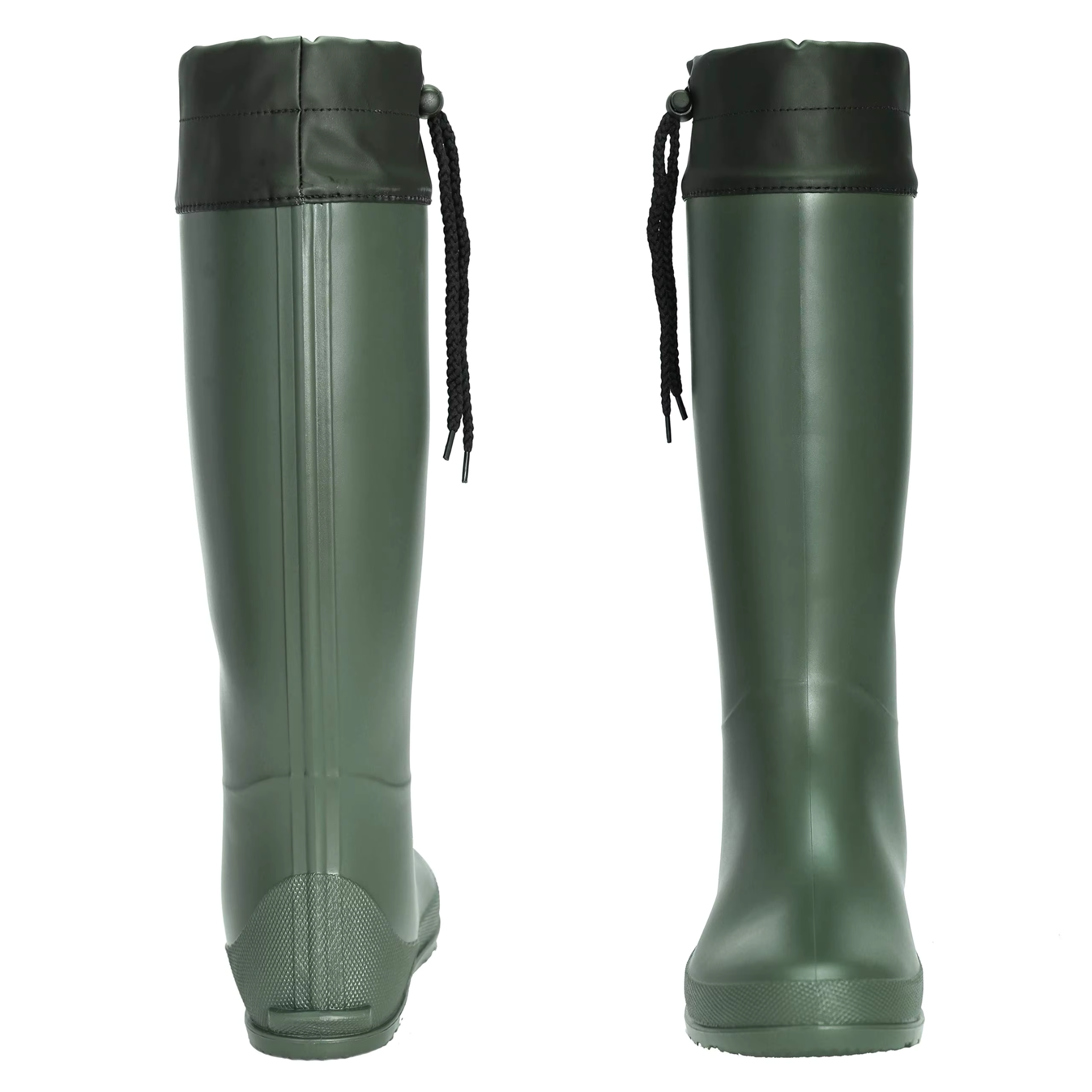 Bottes de pluie à talon carré bout rond - VALIA