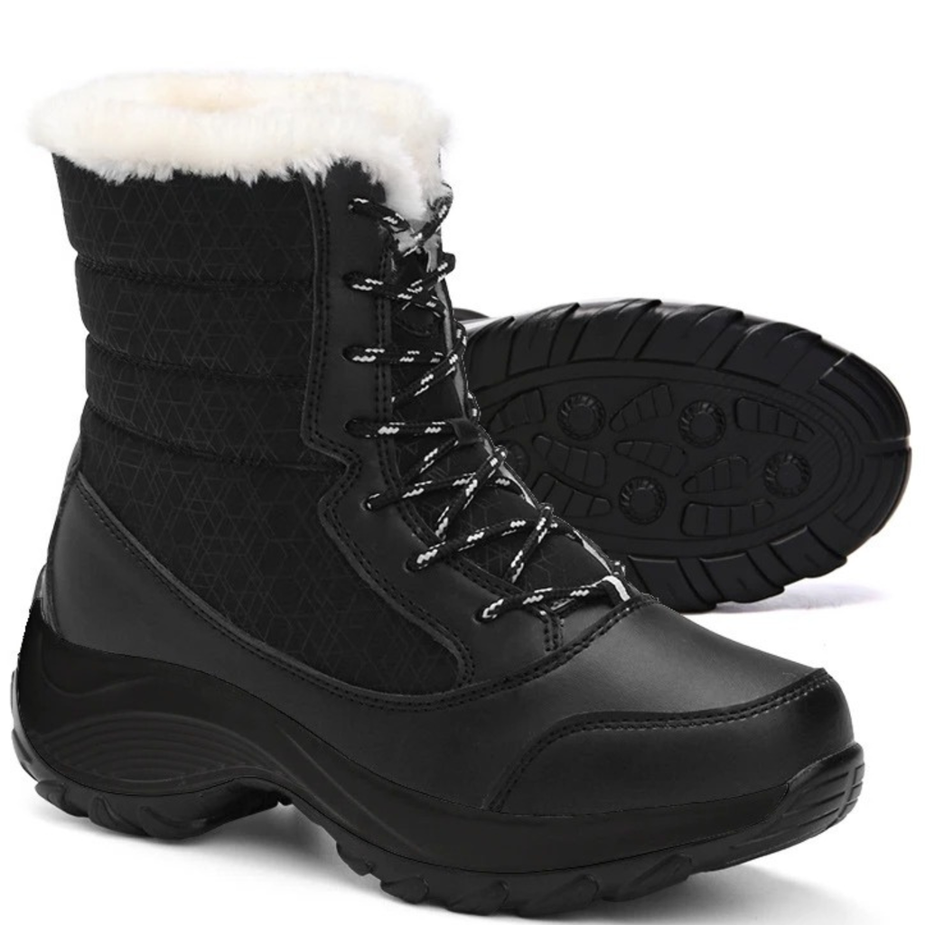Bottes de neige fourrées imperméables à plateforme – POLARA