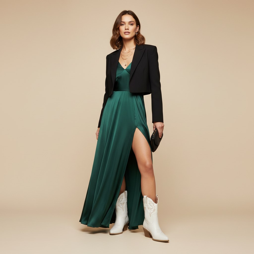 Bottes blanches - Look 2