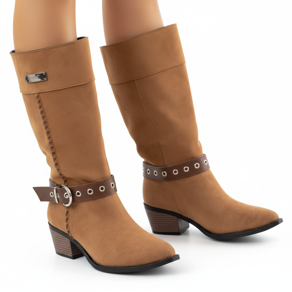 Bottes camel angle 3/4
