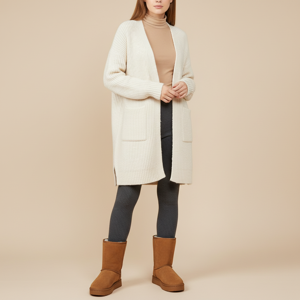 Bottes camel - Look leggings