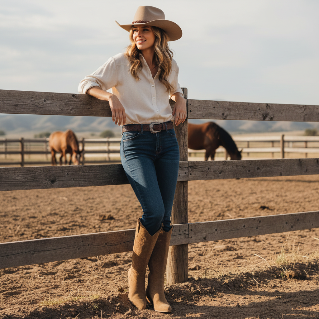 Bottes camel - Style naturel 2