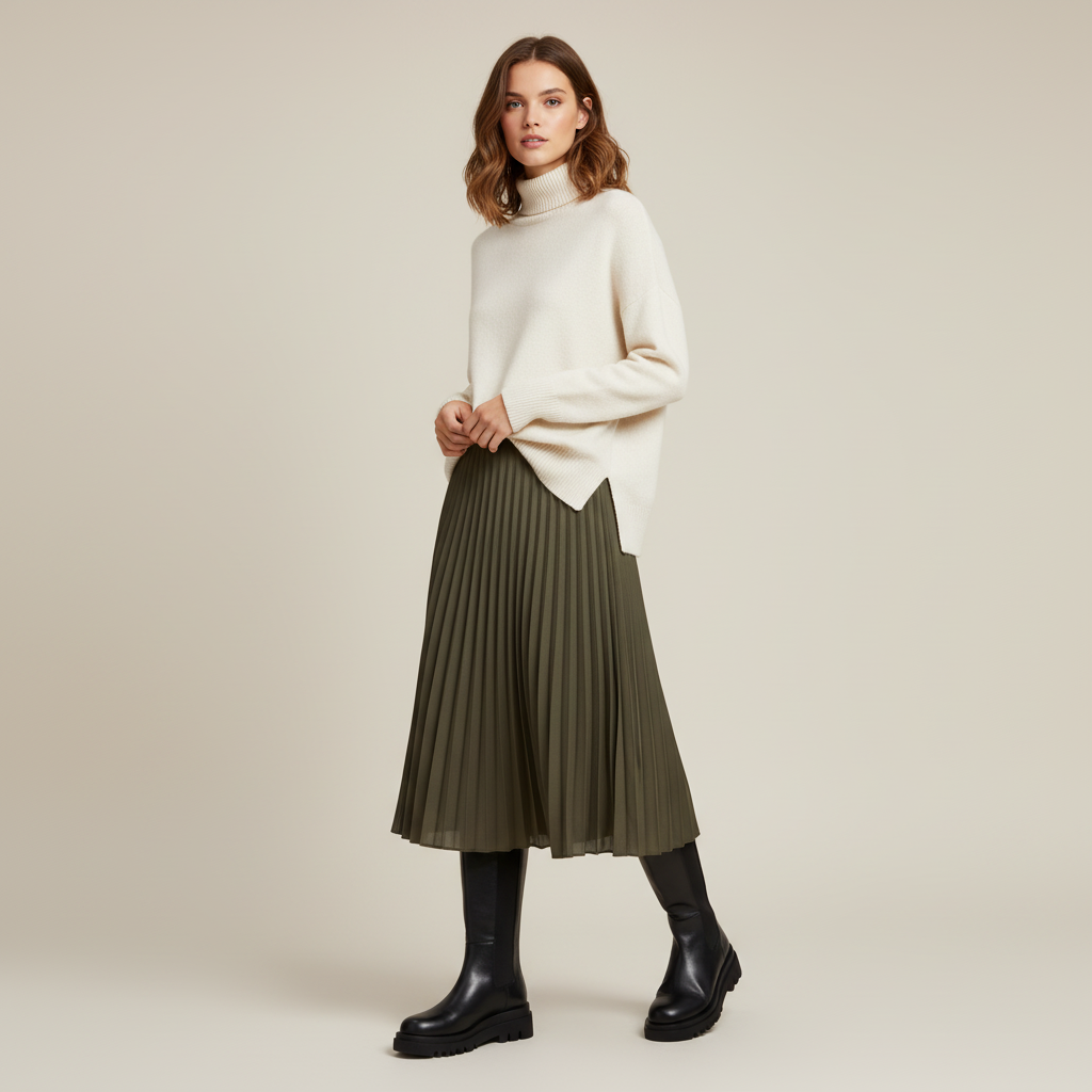 Bottes Chelsea noires - Look 2