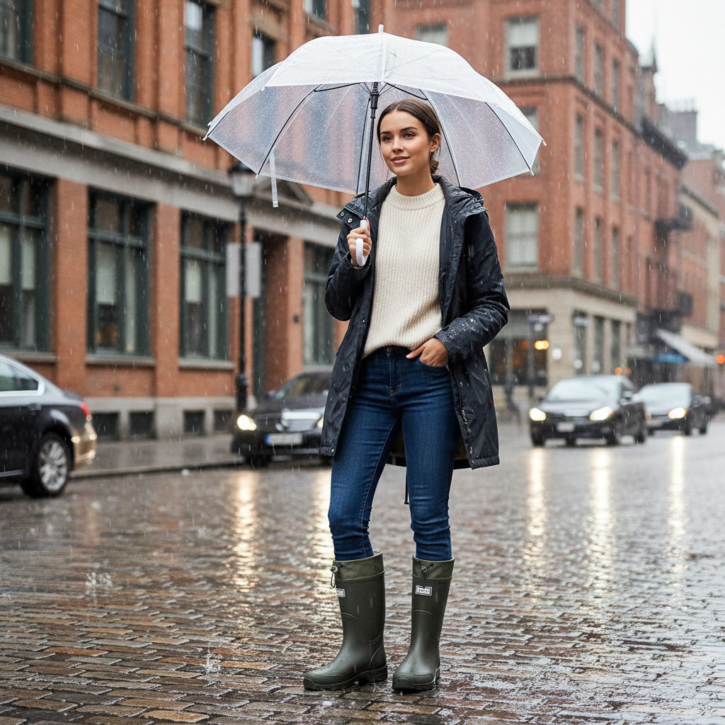 Bottes kaki - Look 1