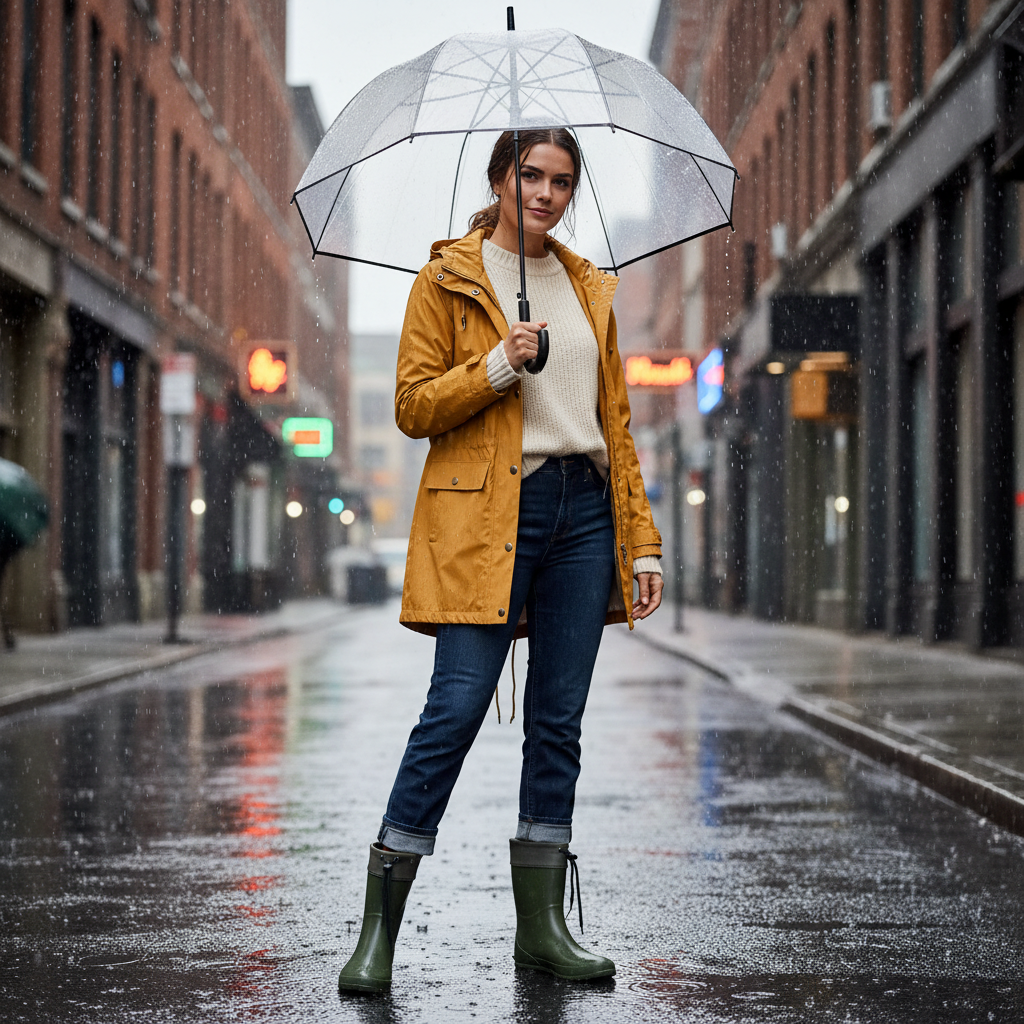 Bottes kaki - Look 2