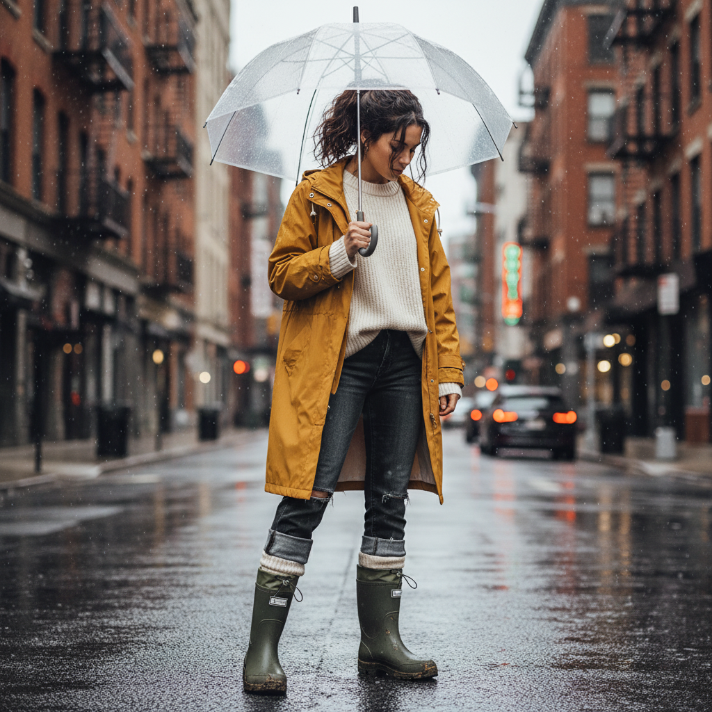 Bottes kaki - Look 2