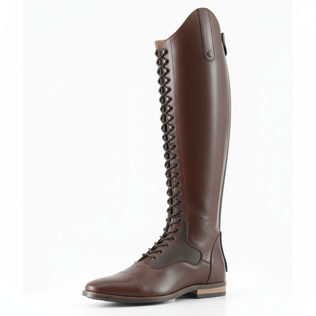 Bottes marron angle 3/4