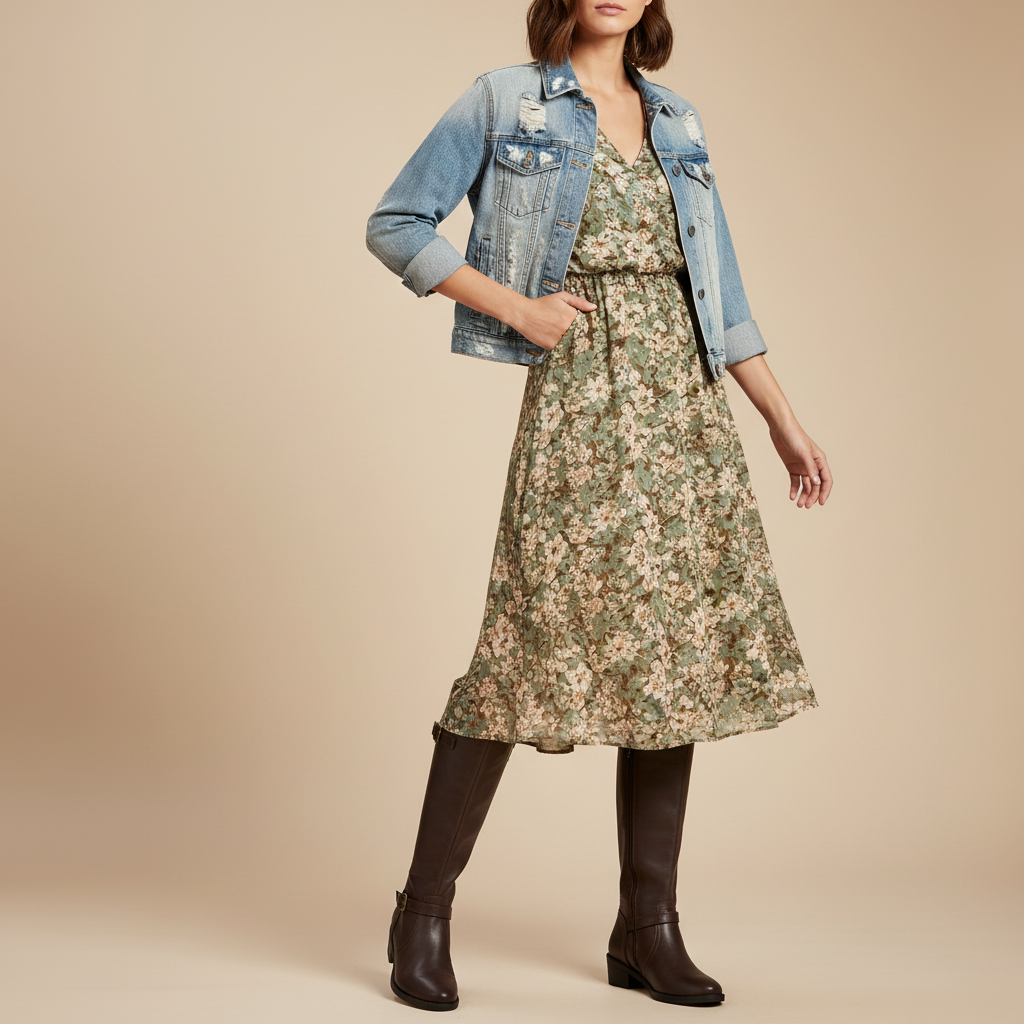 Bottes marron foncé - Look 4