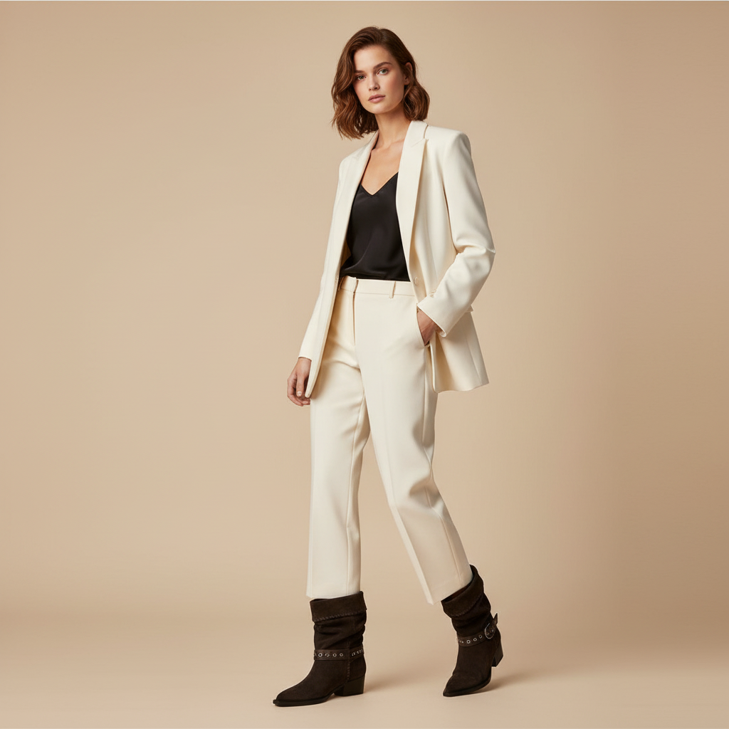 Bottes marron - Look 1