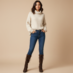 Bottes marron - Look 1