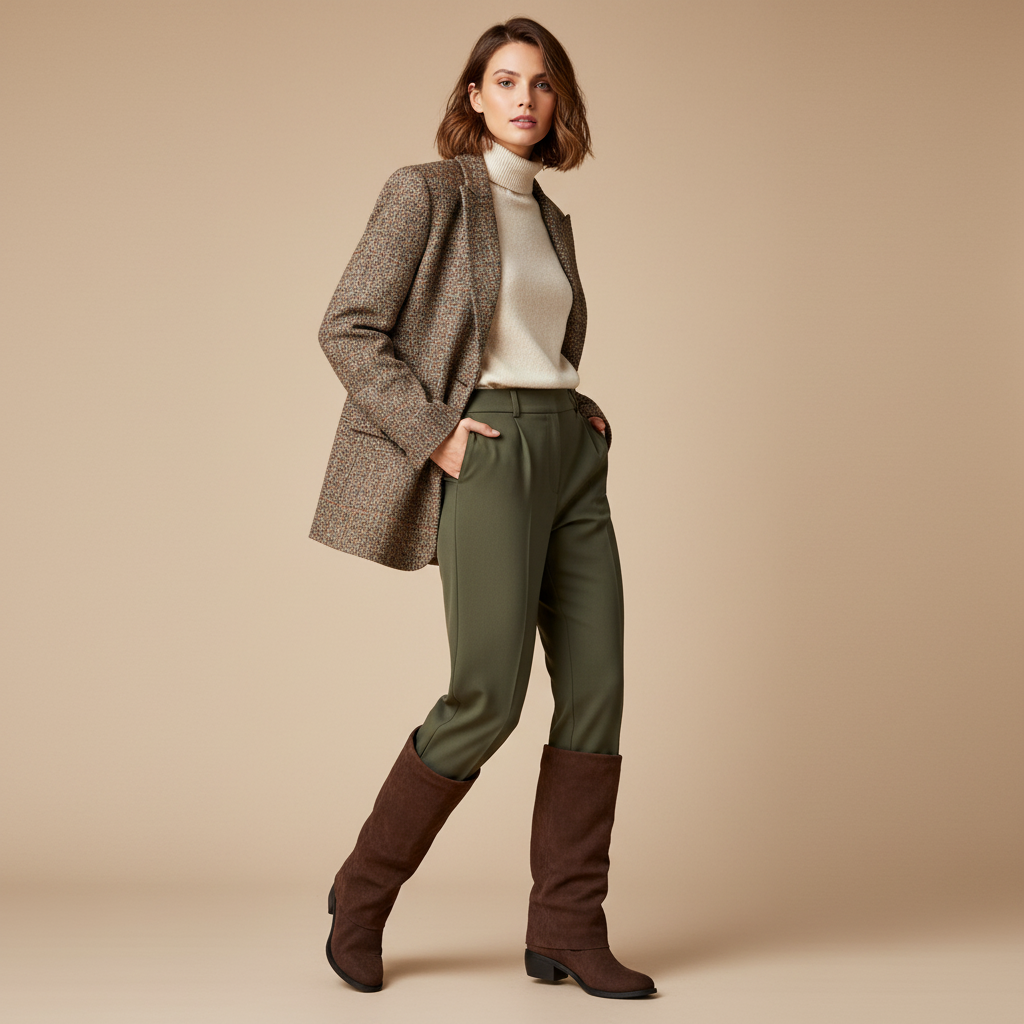 Bottes marron - Look 2