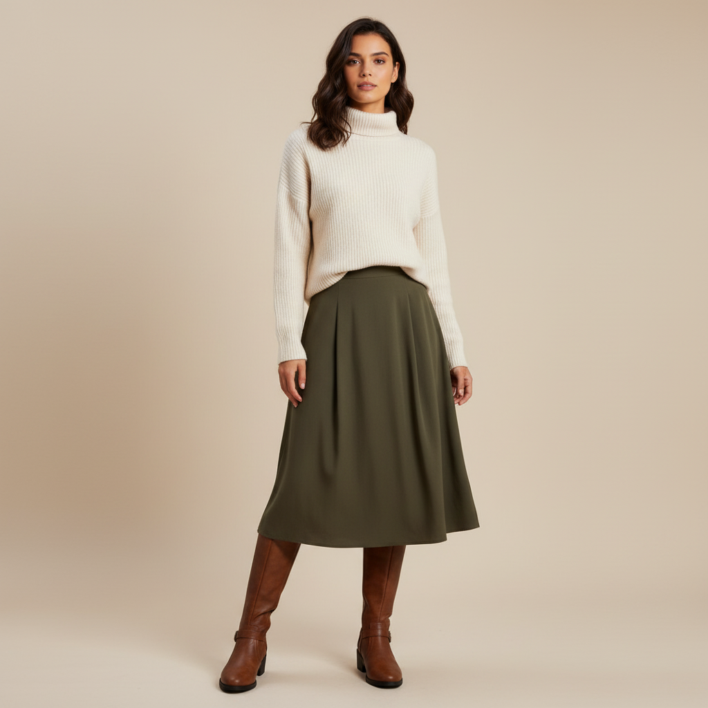 Bottes marron - Look 2