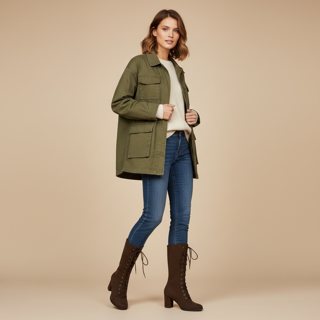 Bottes marron - Look 2