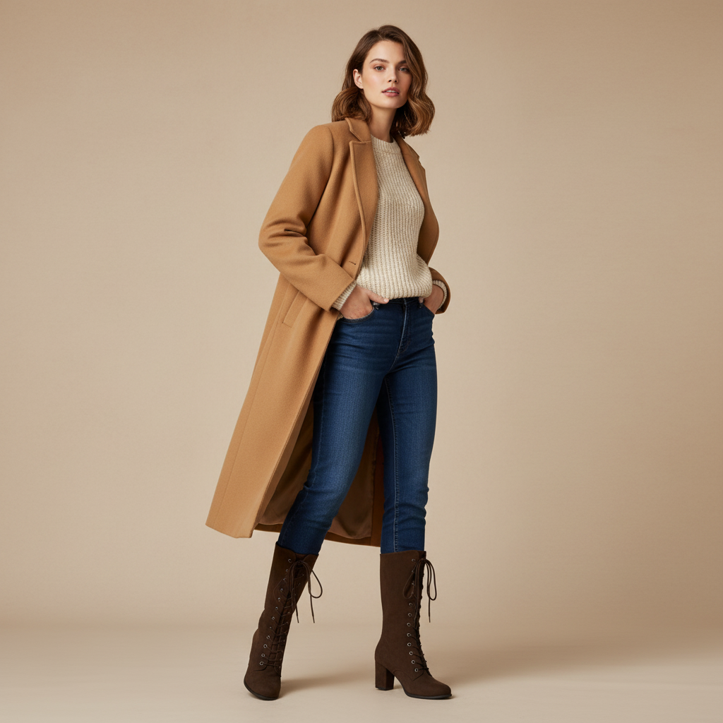Bottes marron - Look 3