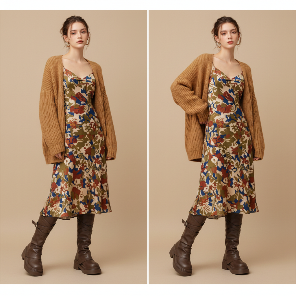 Bottes marron - Look 4