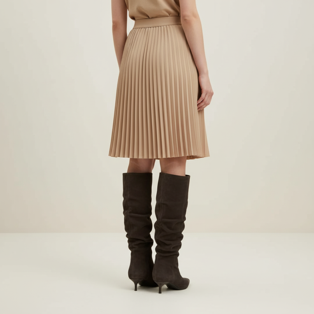 Bottes marron slouchy - vue arrière