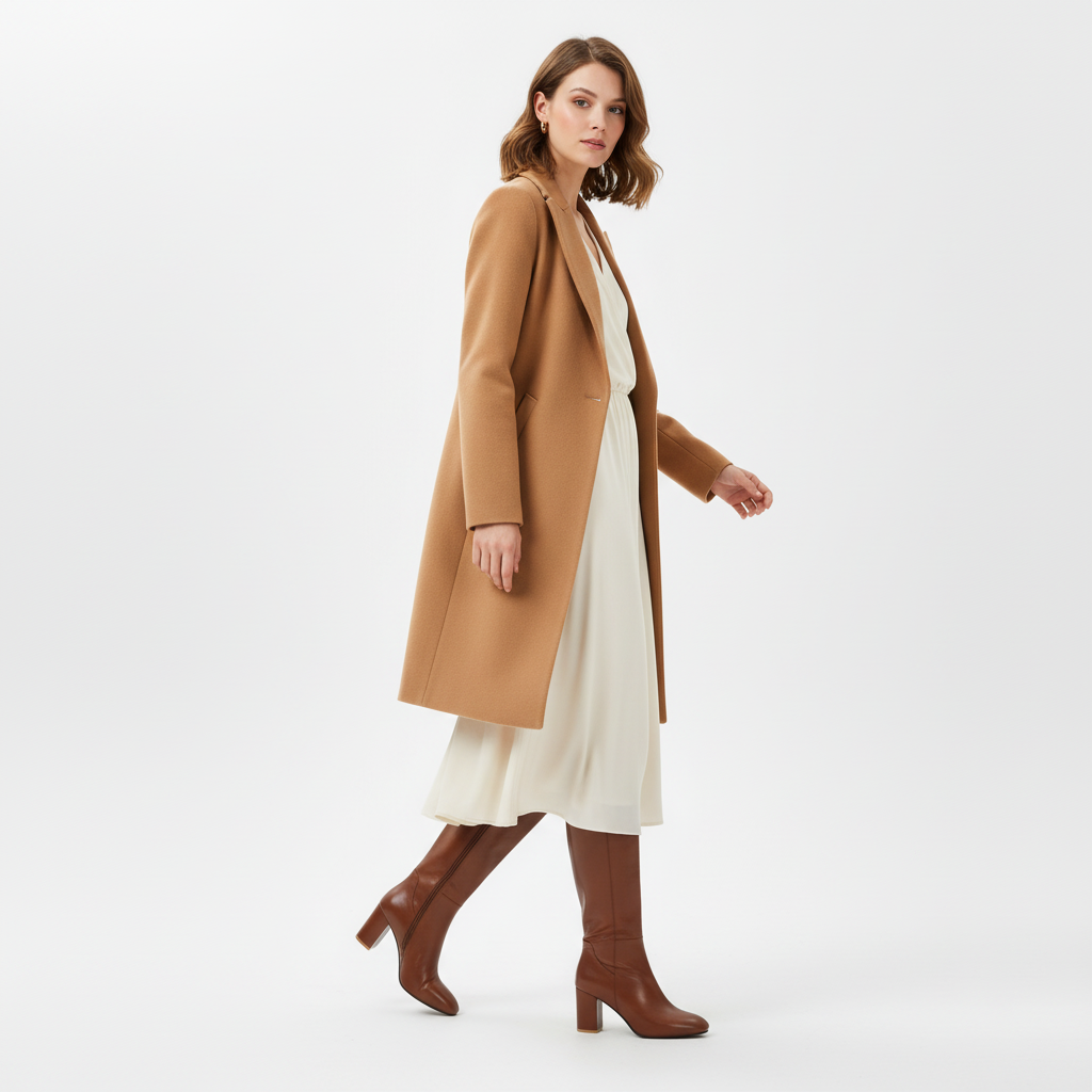 Bottes marron - Studio en mouvement