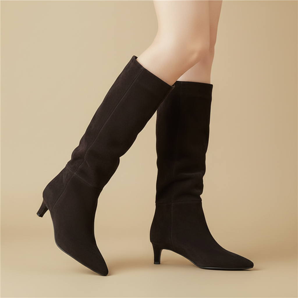 Bottes noires détail - format carré