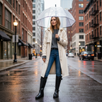 Bottes noires - Look 1