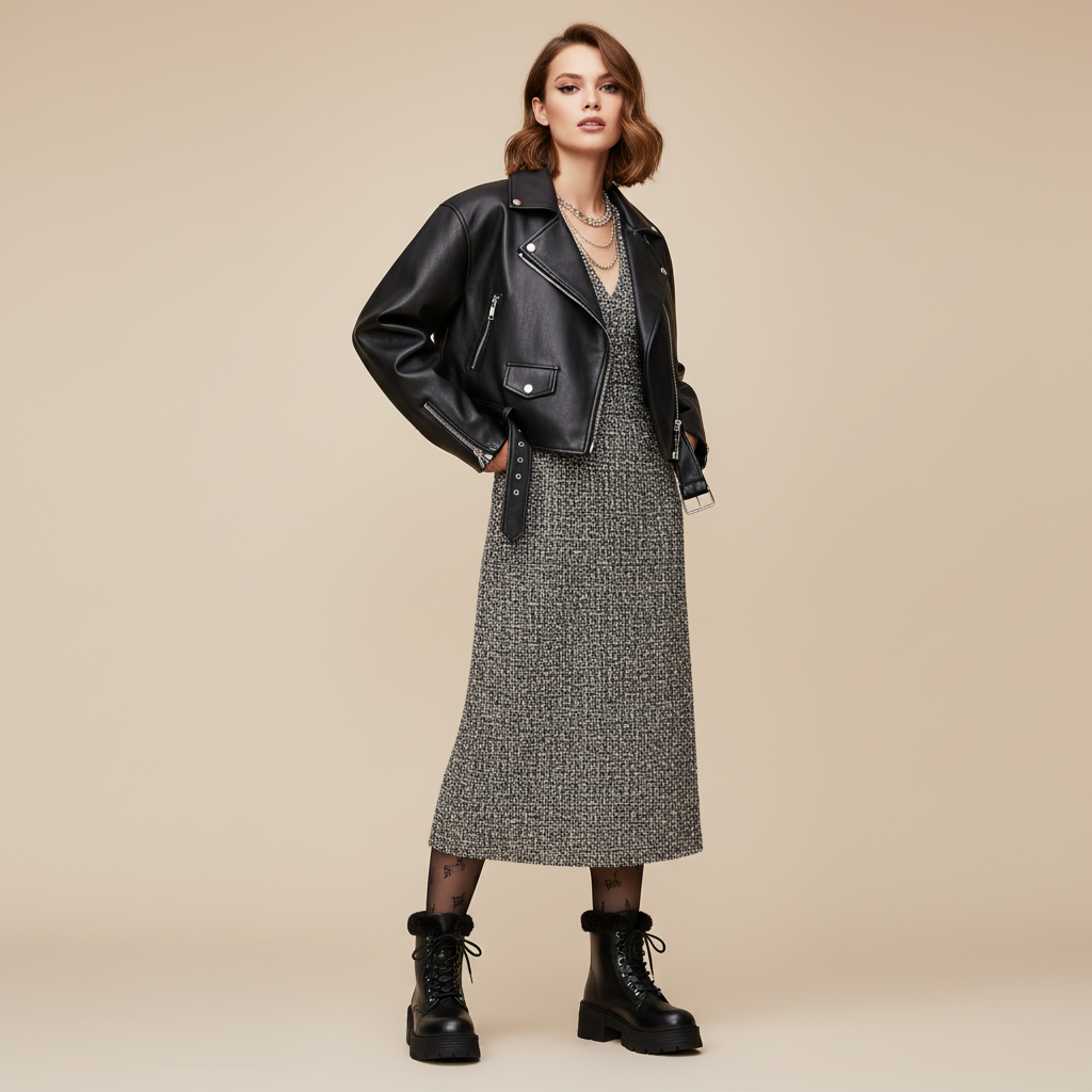 Bottes noires - Look 2